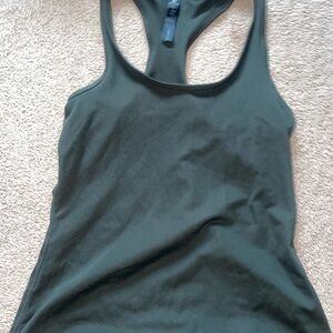 Olive Green Racerback Tank Top